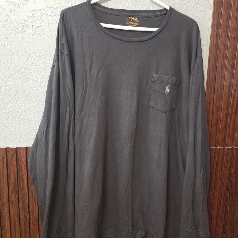 Ralph-lauren Men's Grey and Black Shirt
